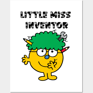 LITTLE MISS INVENTOR Posters and Art